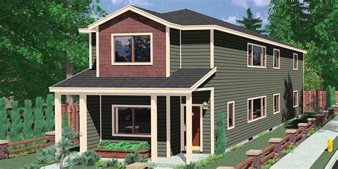 stacked duplex house plans